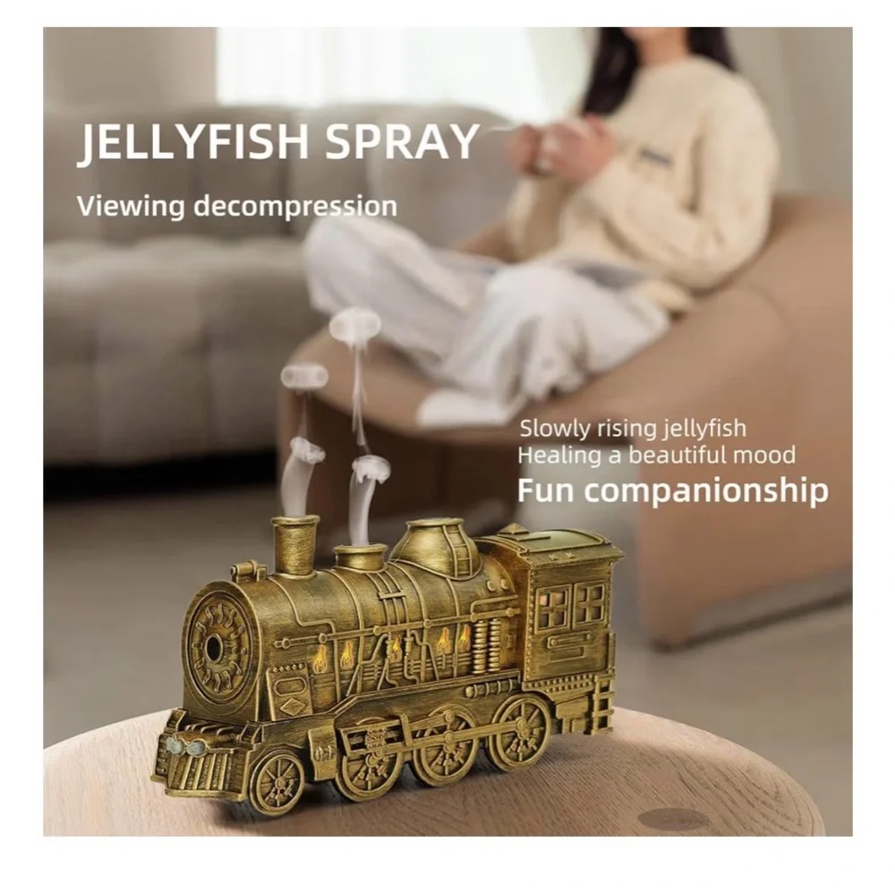 Vintage Steam Train Aromatherapy Essential Oil Diffuser